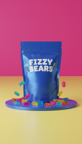 Shockwave blue fizzy bears pouch