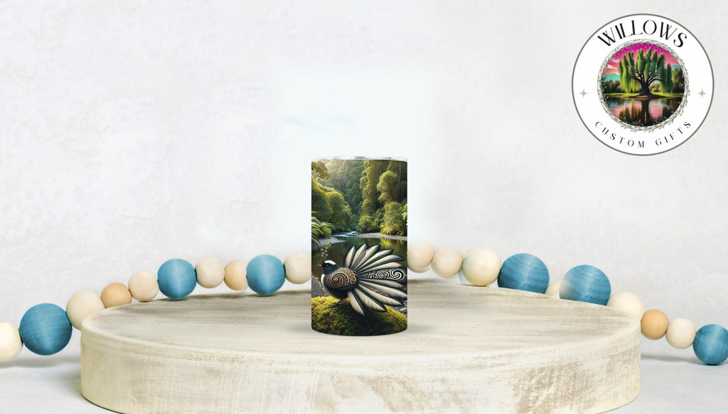 Fantail In Enchanted Forest
